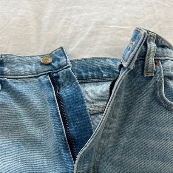 B. Sides Plein Relaxed Straight Jean Jane Wash sz 27 light wash - Picture 8 of 8